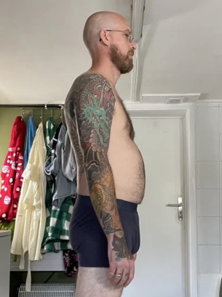 Paul, 43 · buikomtrek, in 5 weken